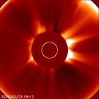 Latest LASCO C2 image of the Sun