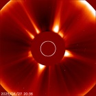 Latest LASCO C2 image of the Sun