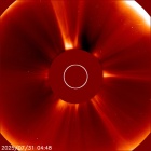 Latest LASCO C2 image of the Sun
