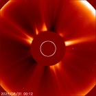 Latest LASCO C2 image of the Sun