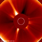 Latest LASCO C2 image of the Sun