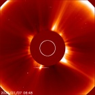 Latest LASCO C2 image of the Sun