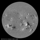 Latest SDO/HMI Magnetogram image of the Sun