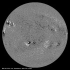 Latest SDO/HMI Magnetogram image of the Sun
