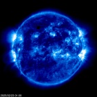 Click for time-lapse image of the sun